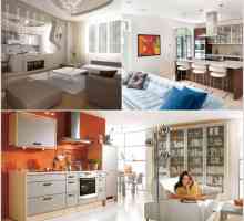Bucătărie combinată cu camera: lay-out, design