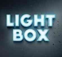 O casetă lightbox este ... Publicitate în aer liber