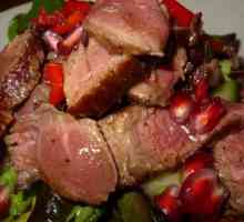 Salate ușoare și gustoase cu carne de vită și rodii: rețete de gătit
