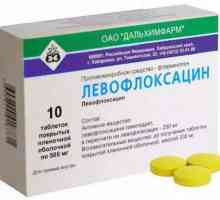 "Levofloxacin": revizuirea, descrierea preparatului, instrucțiuni de utilizare