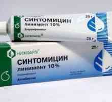 Linimentul de synthomycin: instrucțiuni de utilizare, recenzii