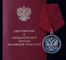 Medalie și Ordin de merit pentru patria