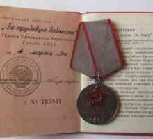 Medalia `For Work Valor` (URSS)