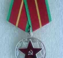 Medalii "Pentru servicii impecabile". Medalia de centru a Ministerului Apărării al URSS