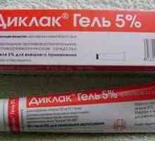 Medicamentul `Diklak Gel`. Instrucțiuni de utilizare