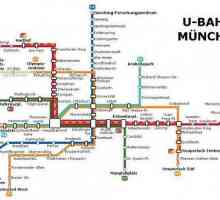 Metro München: schemă, stație, linie, material rulant