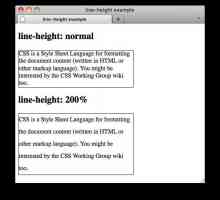 Spațierea liniei, CSS, elementele de bază