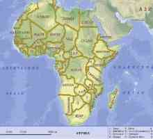 Geografia mondială. Punctele extreme ale Africii și coordonatele lor