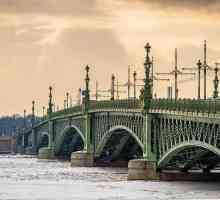 Podurile din Sankt-Petersburg: fotografie cu nume și descriere