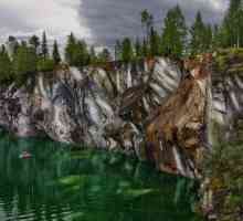 Lacul de marmură din Karelia. Descriere și istorie. Alte lacuri de marmură din Rusia