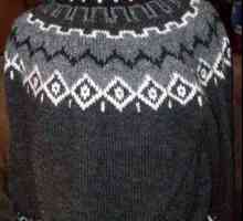 Bărbați și femei pulover tricotat ace: scheme