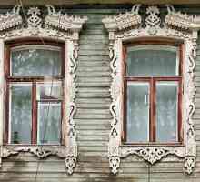 Înveliți pe ferestre într-o casă din lemn. Tipuri de carcase