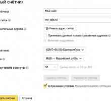 Configurarea obiectivelor în Yandex.Metrica: trimiterea formularului