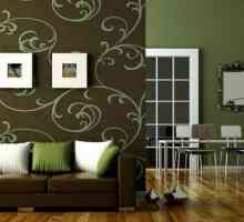 Opțiunile non-standard pentru tapetare în camere diferite