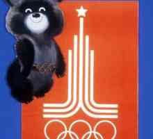 Olimpice de urs ca simbol și amulet al Jocurilor Olimpice de vară din 1980