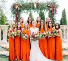 Orange nunta: decorare, fotografii si idei