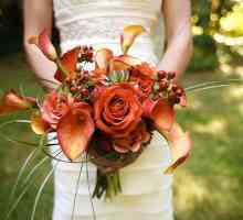 Buchete de nunta din Orange: fotografie