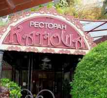 Caracteristicile restaurantului "Katyusha" din Sochi
