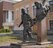 Monumentul "Doi căpitani" din Pskov: fotografie, descriere, adresă