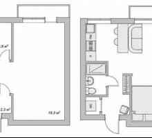 Amenajarea apartamentelor cu 2 camere: fotografie, schemă