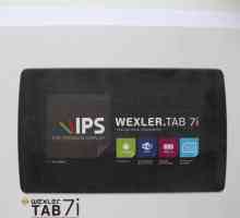 Tablet Wexler TAB 7I: o recenzie, specificații, recenzii