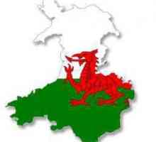 Zona și populația Țării Galilor