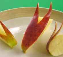 Detalii despre cum să taie frumos un măr