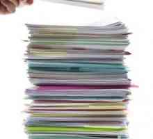 Depunerea documentelor. Cum să coaseți corect documentele?