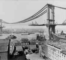 Podul Suspendării Manhattan este unul dintre simbolurile New York-ului