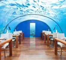 Restaurant subacvatic în Maldive: fotografie