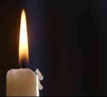 O lumânare funerară este un ghid pentru sufletul decedatului