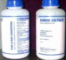 Medicamentul "sulfat de bariu" este un agent eficient pentru fluoroscopie