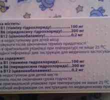 Medicamentul "Neovitam": instrucțiuni de utilizare, mărturii. Complex de vitamina B în…