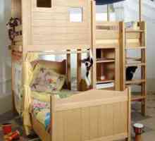 Dimensiunile unui pat supraetajat pentru copii: producție și opțiuni