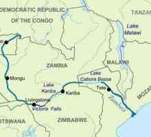 Regimul fluviului Zambezi. Unde curge râul Zambezi?