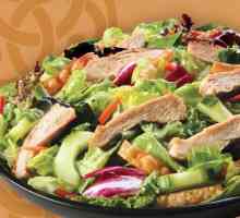 Salata dietetica cu piept de pui: o reteta cu o fotografie
