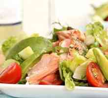 Avocado și salată de pește roșu: rețetă