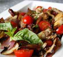 Salată din vinete și roșii cu usturoi: o rețetă pentru gătit. Gătit la domiciliu