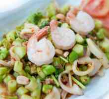 Salata de calmar și crab stick, reteta pentru gurmanzi