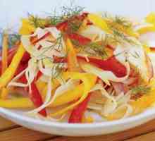 Salata din varza cu piper Bulgar - rapid si gustos