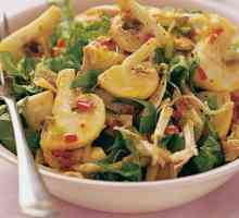 Salată cu ciuperci și pui afumat: rețete și recomandări