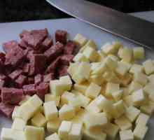 Salata cu cârnați și roșii: mai multe opțiuni de gătit.