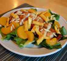 Salată cu tangerine. Salată de fructe cu mere și mandarine. Salată cu tangerine și brânză