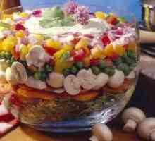 Salata cu ciuperci: `Lukoshko` și alte rețete populare