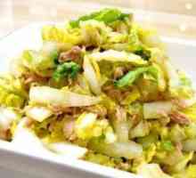 Salata cu varza de Pekinese si ton. Multe rețete delicioase