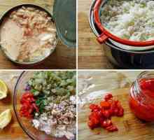 Salată cu orez și conserve: rețete neobișnuite