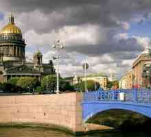 Sankt-Petersburg: Podul albastru - cel mai larg pod din oraș