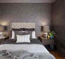 Dormitor gri: design interior și fotografie