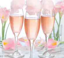 Champagne Rose: o recenzie a vinurilor populare, fotografie