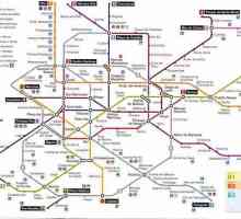 Madrid Metrou, linii, stații